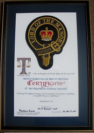 Lordship certificate